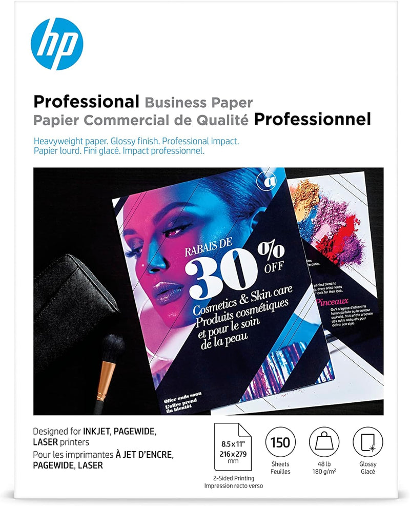 HP Q1987A Professional Glossy Business Paper 8.5x11 — main product image