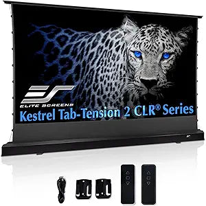 Elite Screens FTE121UH2-CLR Kestrel Tab-Tension Floor Screen — main product image