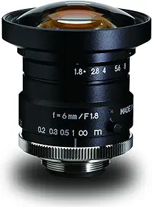 Kowa LM6HC 1" 6mm F1.8 C-Mount Lens 2MP