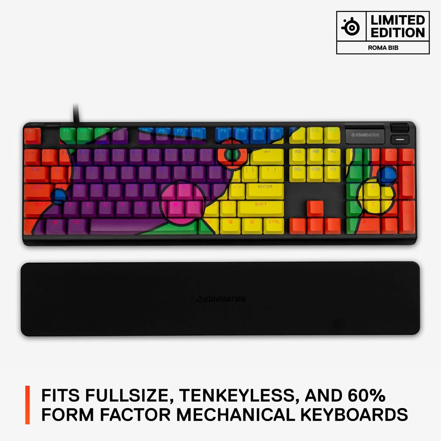 SteelSeries 810052988115 Roma Bib Artist Edition PBT Keycaps