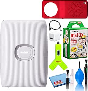 Fujifilm 16767155 Instax Mini Link 2 Printer Film Bundle