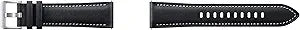 Samsung ET-SLR85SBEGUJ 20mm Stitch Leather Band Black — main product image