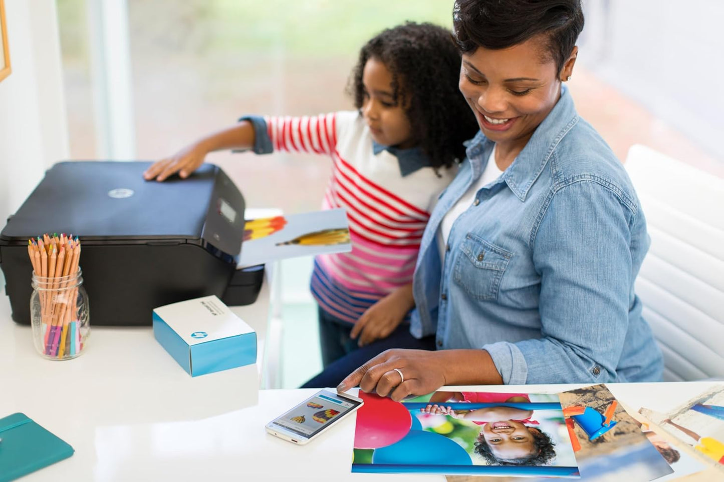 HP Envy Photo 6255 Wireless All-in-One Color Printer - Alexa Compatible