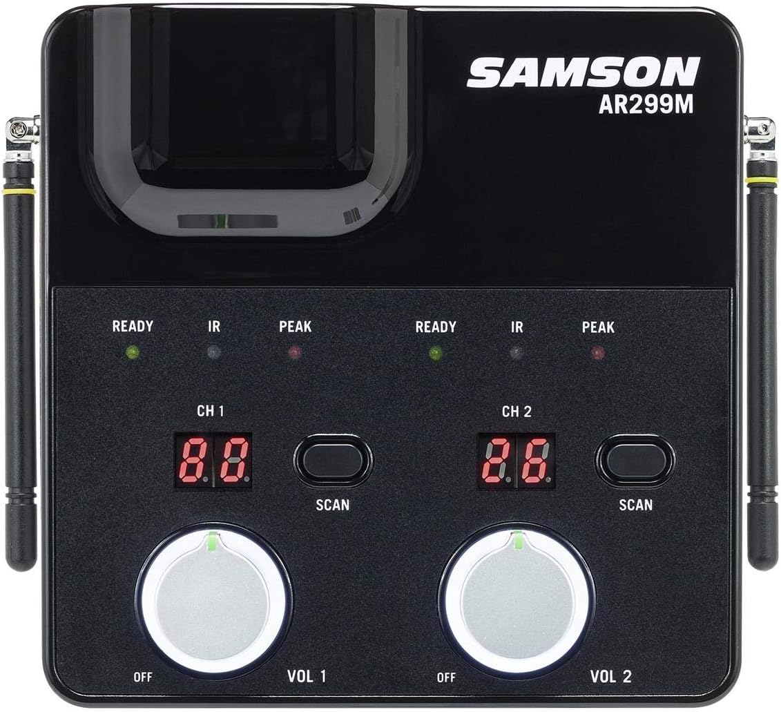 Samson SWC288MHQ8-D Dual Wireless Handheld Microphone System