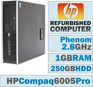 HP 6005 Pro SFF Desktop PC - Refurbished Windows 7