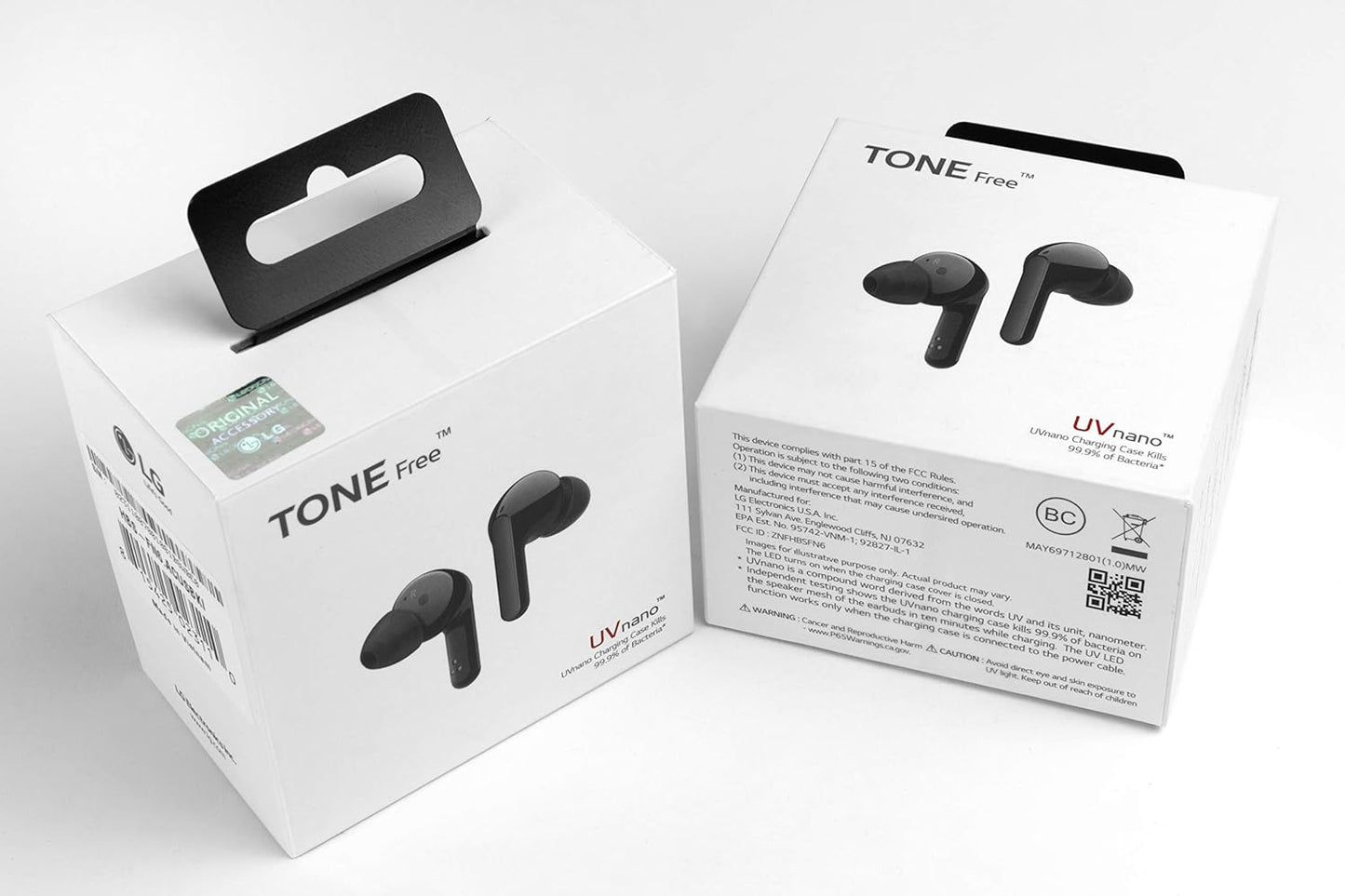 LG HBS-FN6 TONE Free Wireless Bluetooth Earbuds UVnano