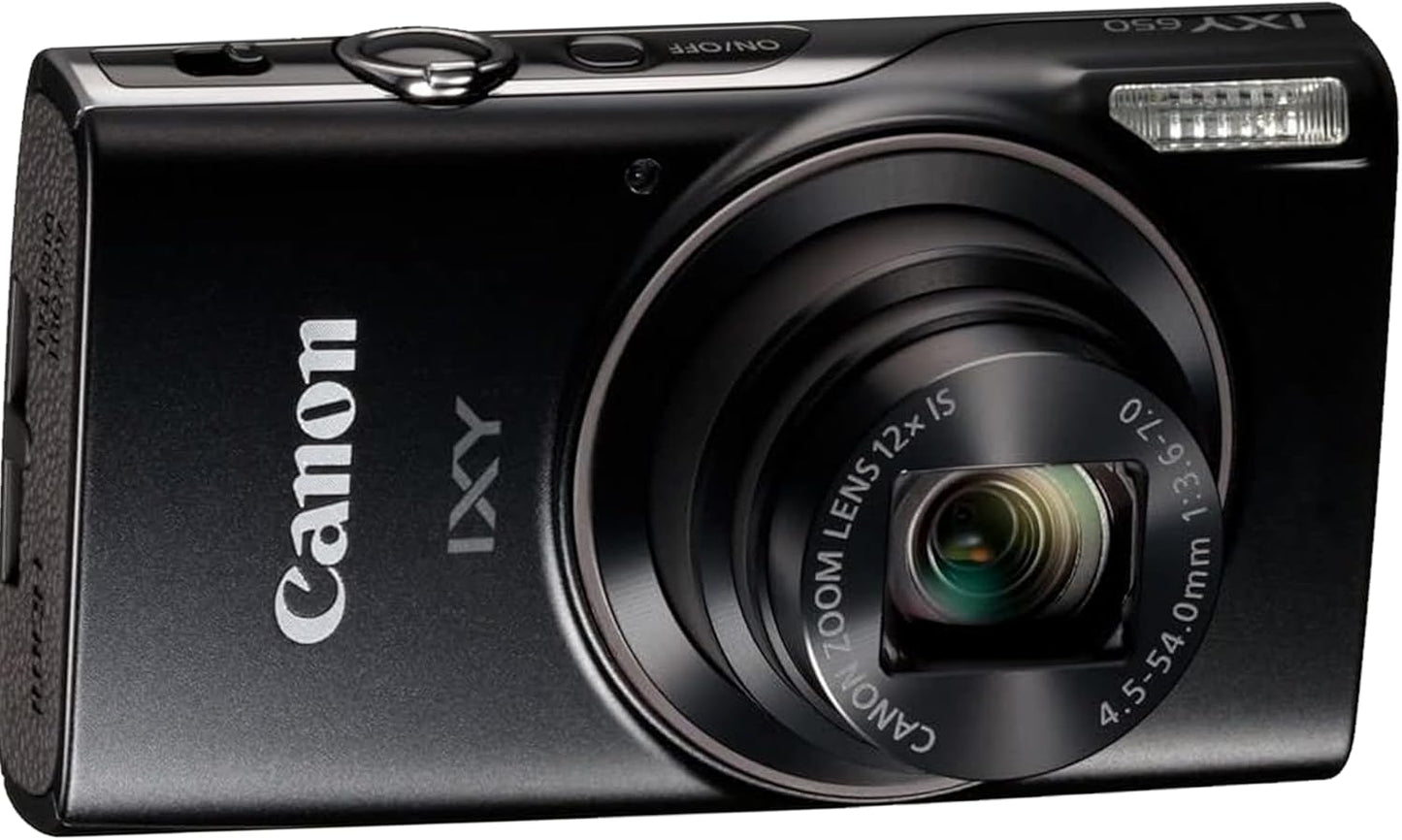 Canon PowerShot IXY 650 12x Zoom Digital Camera Bundle