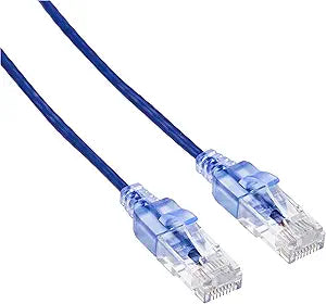 Monoprice 133233 SlimRun Cat6A 50ft Ethernet Cable 5-Pack — main product image