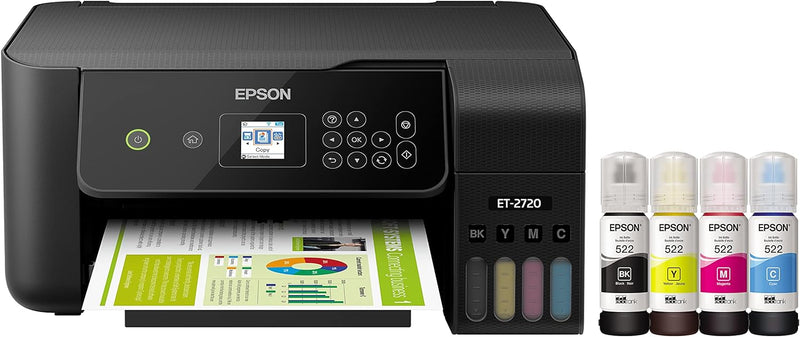 Epson ET-2720 EcoTank Wireless Color All-in-One Printer — main product image