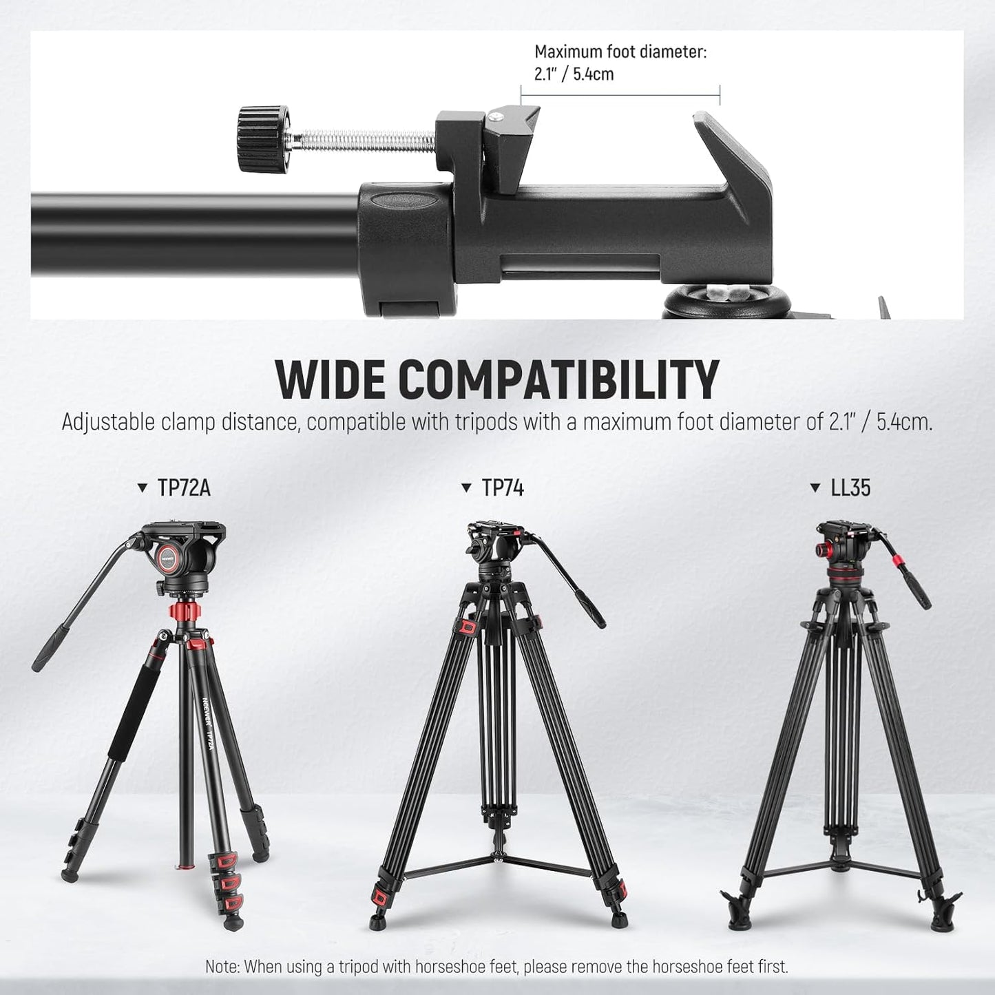 Neewer NW-600 Heavy Duty Tripod Dolly w/Wheels