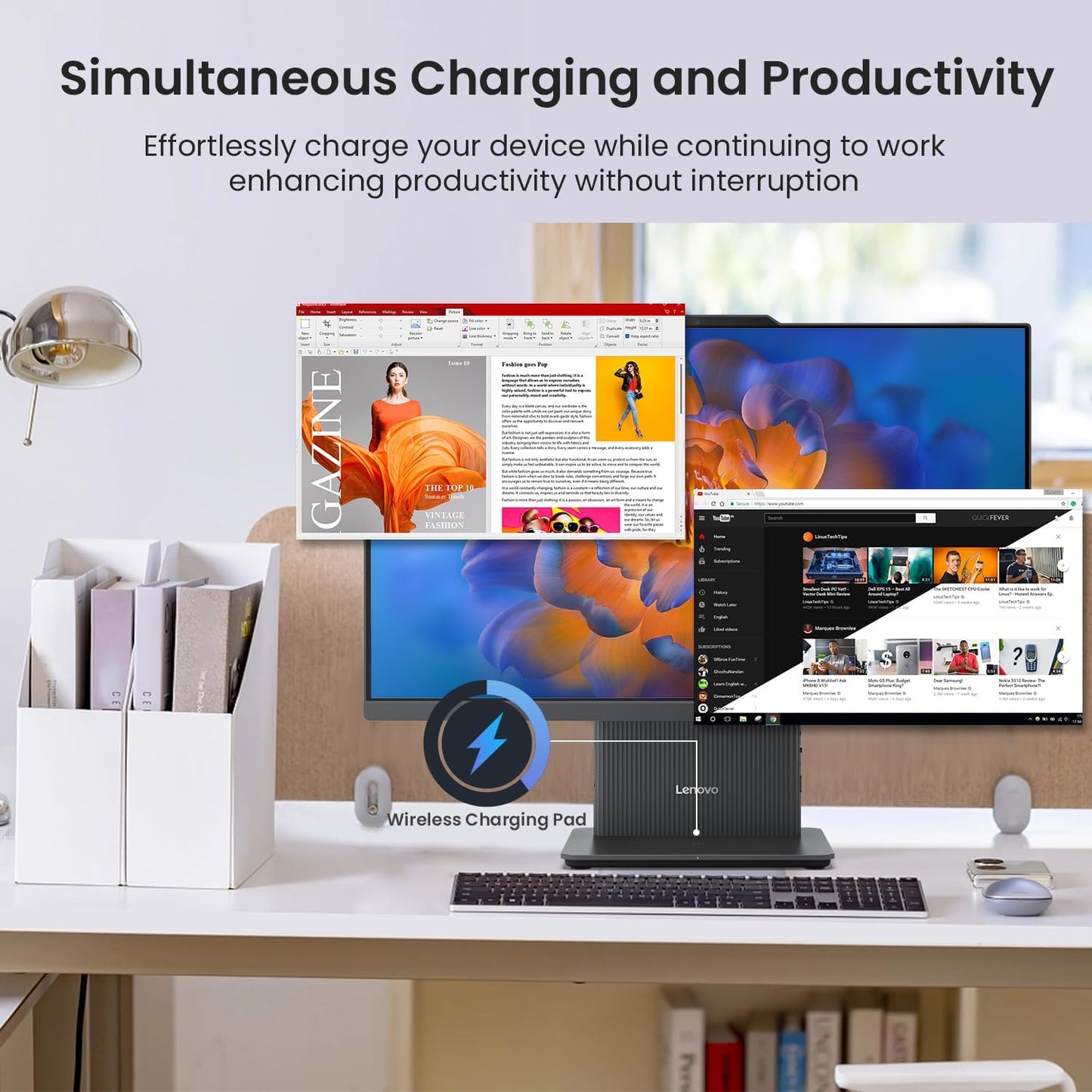 Lenovo 24ARR9 Ryzen 5 AIO Desktop Touchscreen