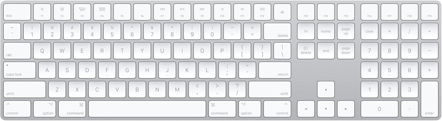 Apple MQ052LL/A Magic Keyboard with Numeric Keypad - US English (White)