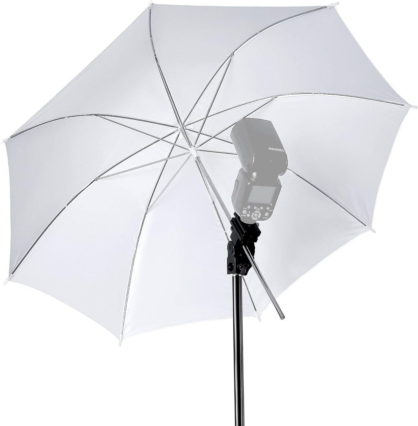 Neewer Flash Mount Umbrella Kit - 33" Soft/Reflective, Stand