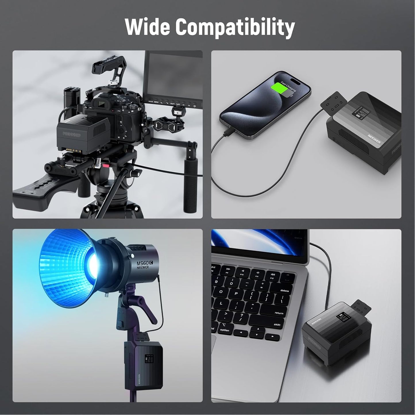 Neewer PS099EP Mini V Mount Battery 99Wh 100W PD