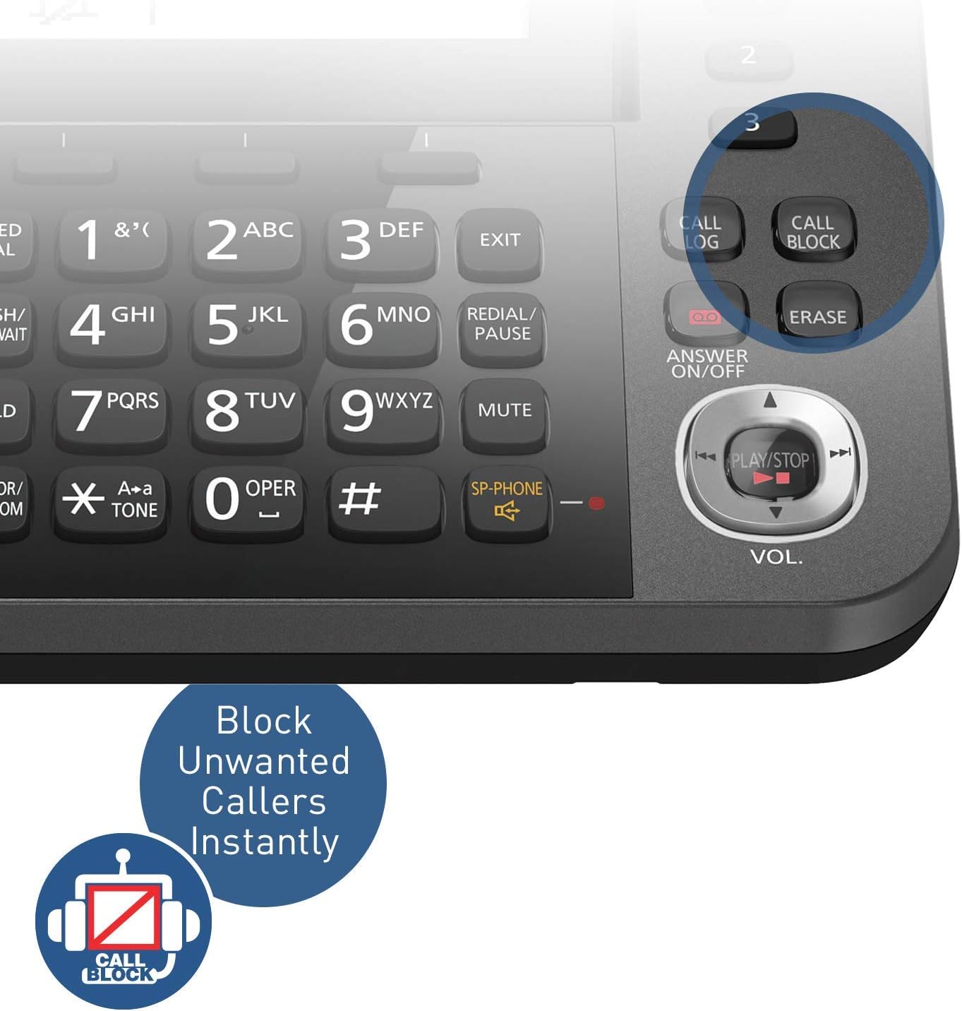 Panasonic KX-TGF352M Corded/Cordless Phone (Renewed)