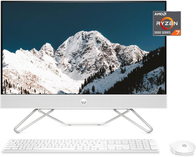 HP 27-cb0052 All-in-One Ryzen 7 Desktop PC — main product image