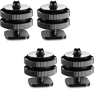 Neewer 90082812@@##1 Tripod Screw to Flash Hot Shoe Adapter 4-Pack