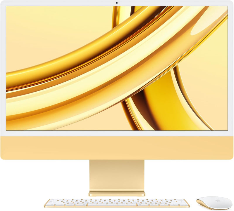 Apple M3 2023 iMac 24-inch All-in-One - Yellow — main product image
