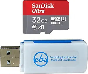 SanDisk SDSQUAR-032G-GN6MN 32GB Micro SD Card Bundle — main product image