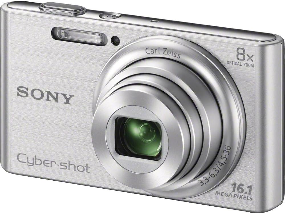 Sony DSC-W730 16MP 8x Zoom Digital Camera - Silver