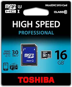 Toshiba SD-C016UHS1BL5A Micro SD Card