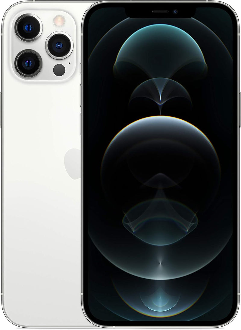 Apple MGCG3LL/A iPhone 12 Pro Max 128GB Silver Locked — main product image