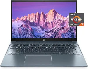 HP Pavilion 15.6" FHD Laptop: Ryzen 7, 16GB RAM, 1TB SSD (Renewed)
