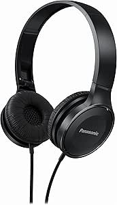Panasonic RP-HF100ME-K On-Ear Foldable Headphones - Black
