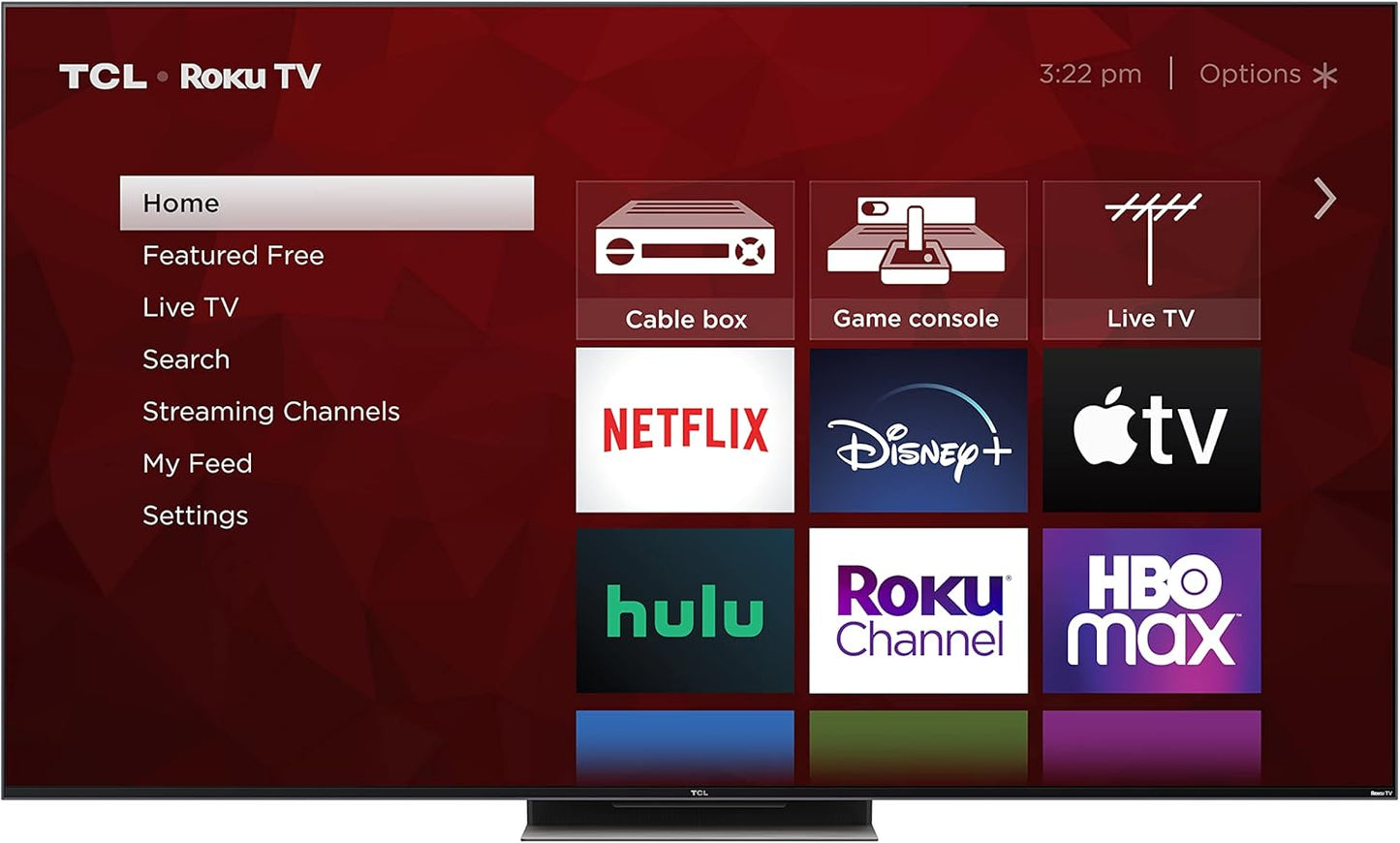 TCL 75R655 75-Inch 6-Series Mini-LED 4K Roku TV