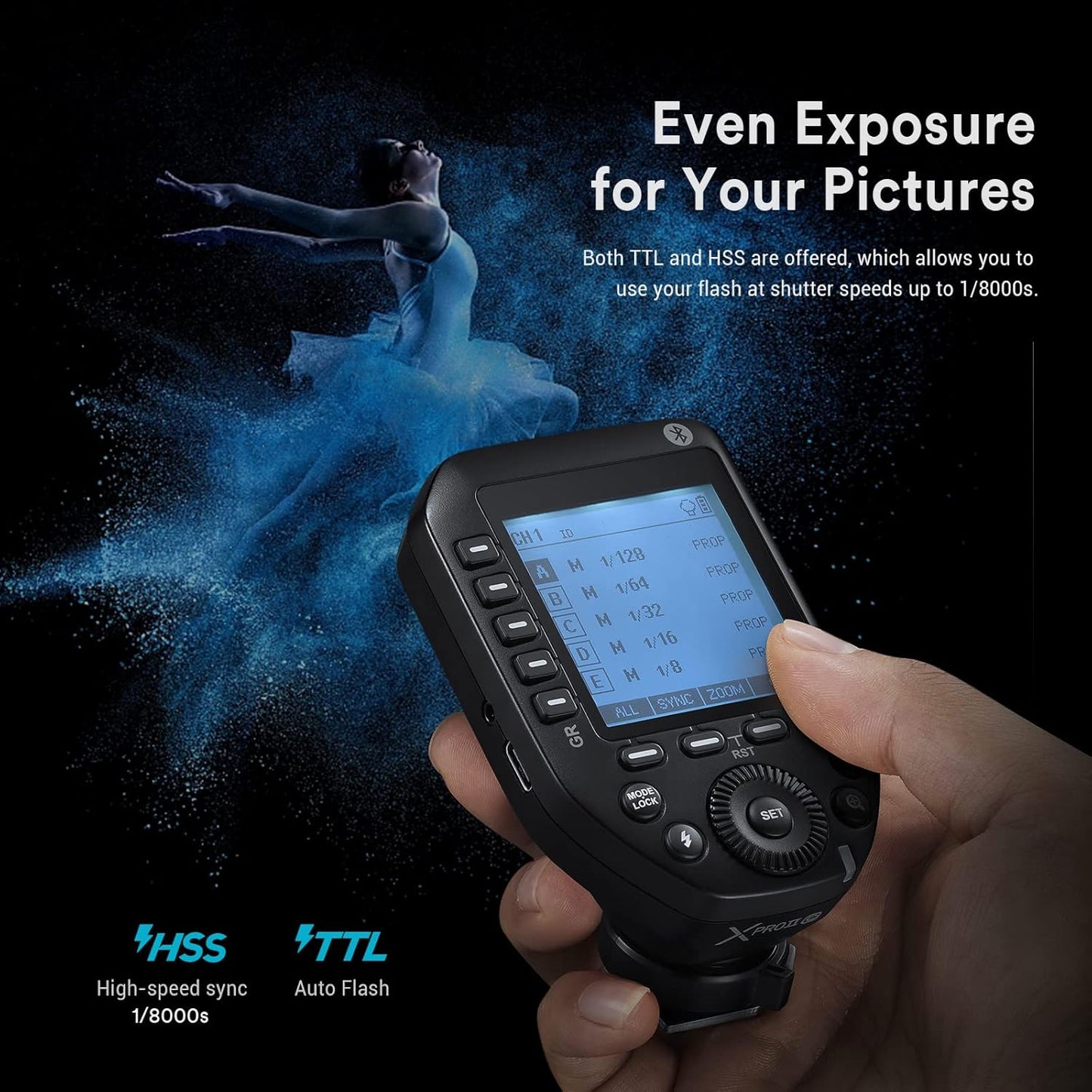 Godox XProII-C TTL Wireless Flash Trigger for Canon