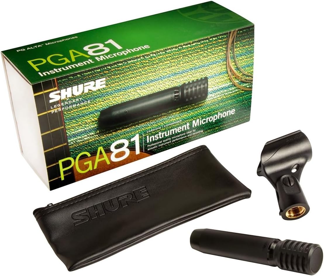 Shure PGA81-LC Cardioid Condenser Instrument Microphone