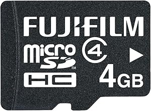 Fujifilm 4GB microSDHC Class 4 Memory Card - Standard