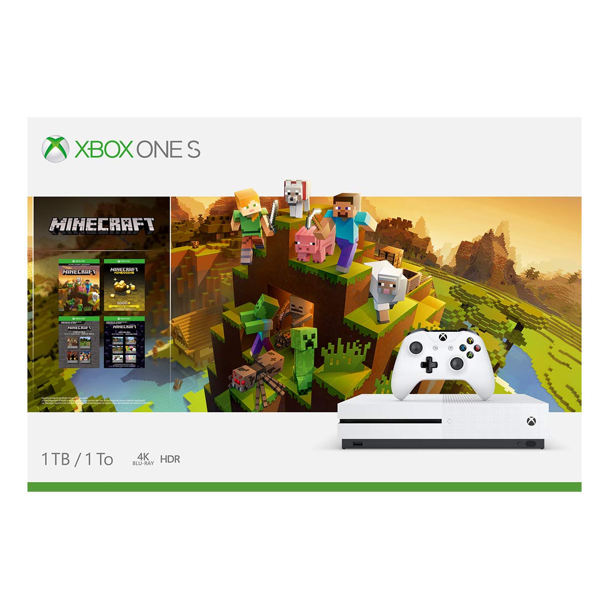 Microsoft 234-00655 Xbox One S Minecraft Creators Bundle (Discontinued)