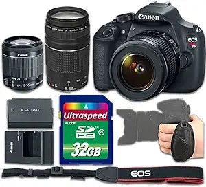Canon CT-CANT5KIT18-55-75-300-092616 EOS Rebel T5 Camera Bundle