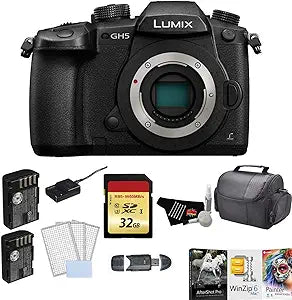 Panasonic DC-GH5 Lumix 4K Mirrorless Camera Bundle