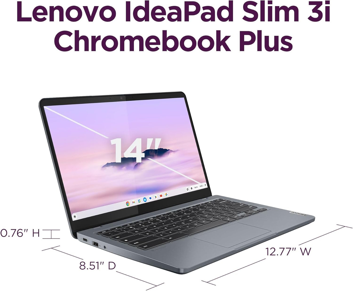 Lenovo 83BN0033US Slim 3i Chromebook Plus
