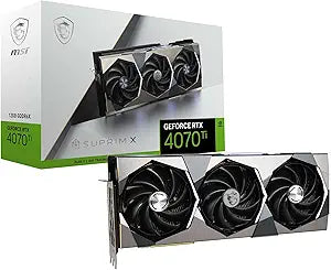 MSI GeForce RTX 4070 Ti SUPRIM X 12G Graphics Card — main product image