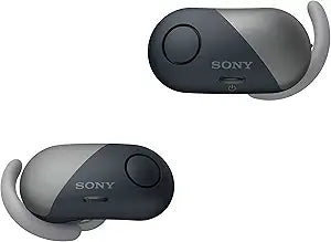 Sony WF-SP700N/B SP700N Wireless Noise Canceling Headphones Renewed