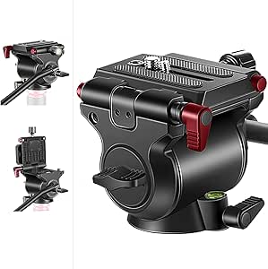 Neewer 10097056 Heavy Duty Tripod Fluid Drag Head