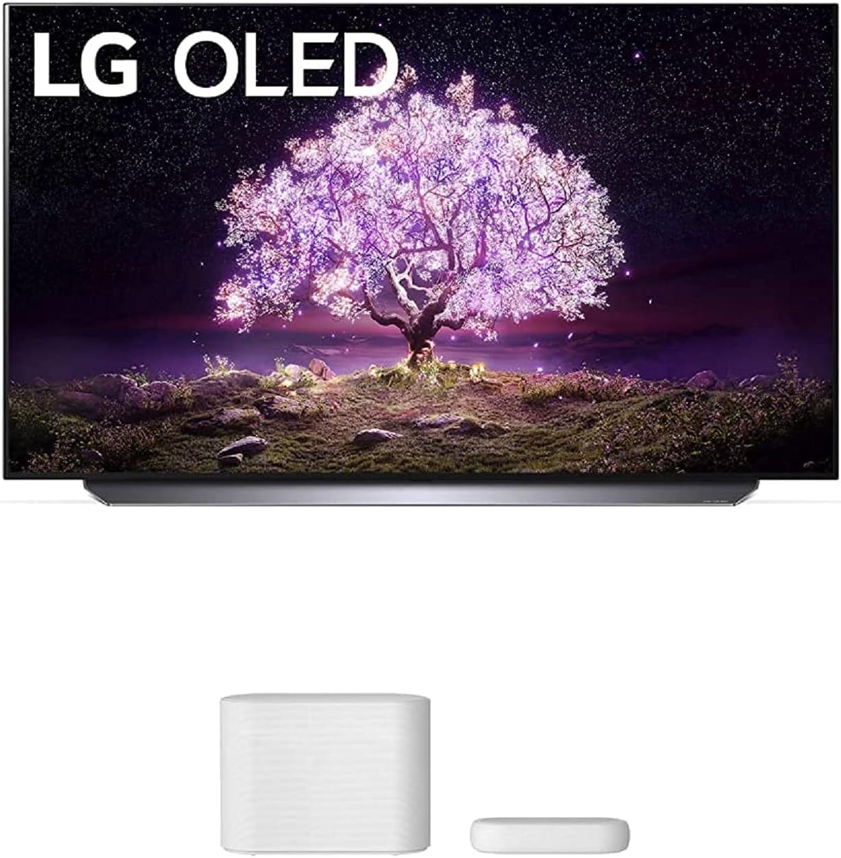 LG OLEDC1+QP5 55-inch OLED TV Soundbar Bundle