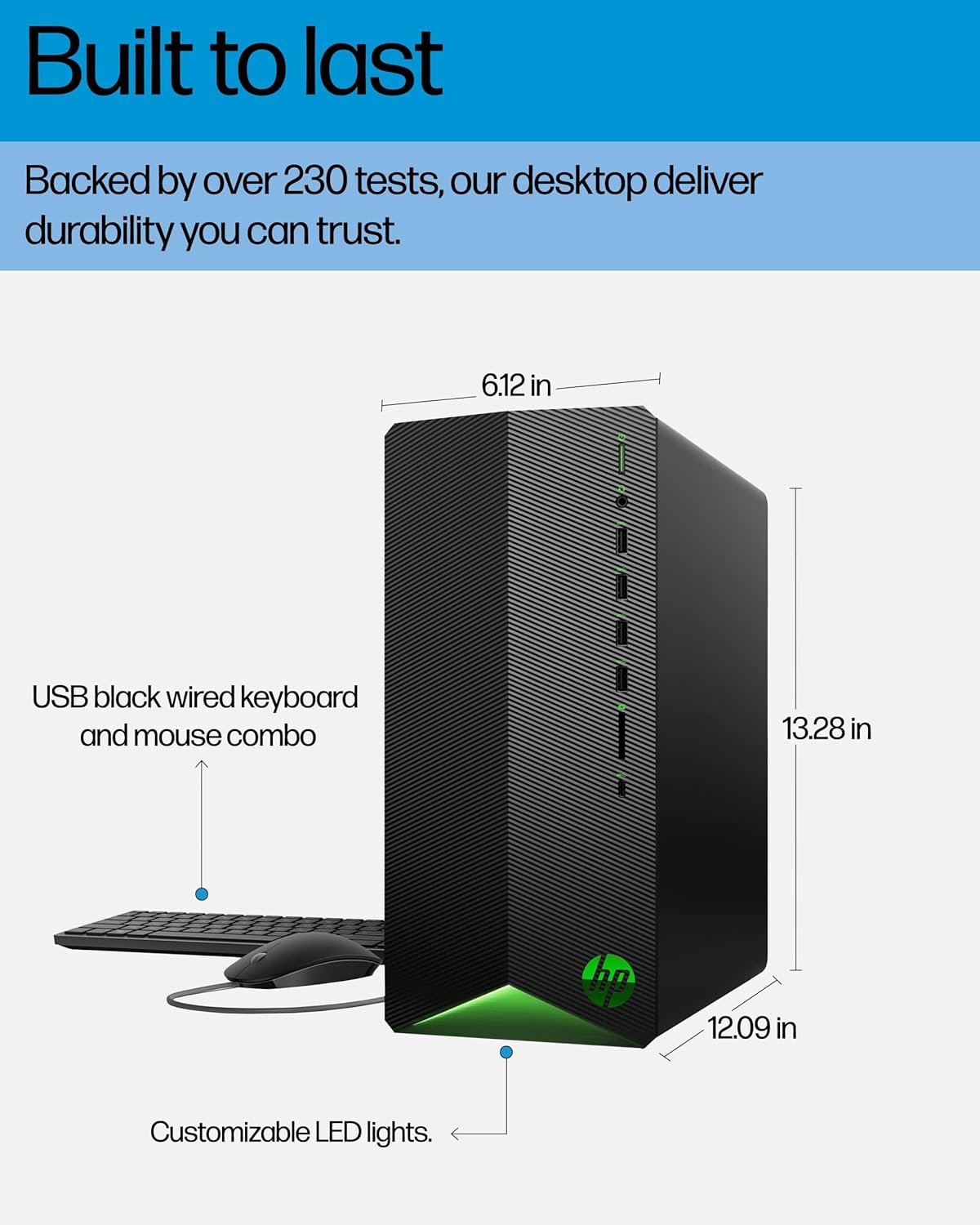HP Pavilion TG01 Desktop - i5, 32GB RAM, 1TB SSD