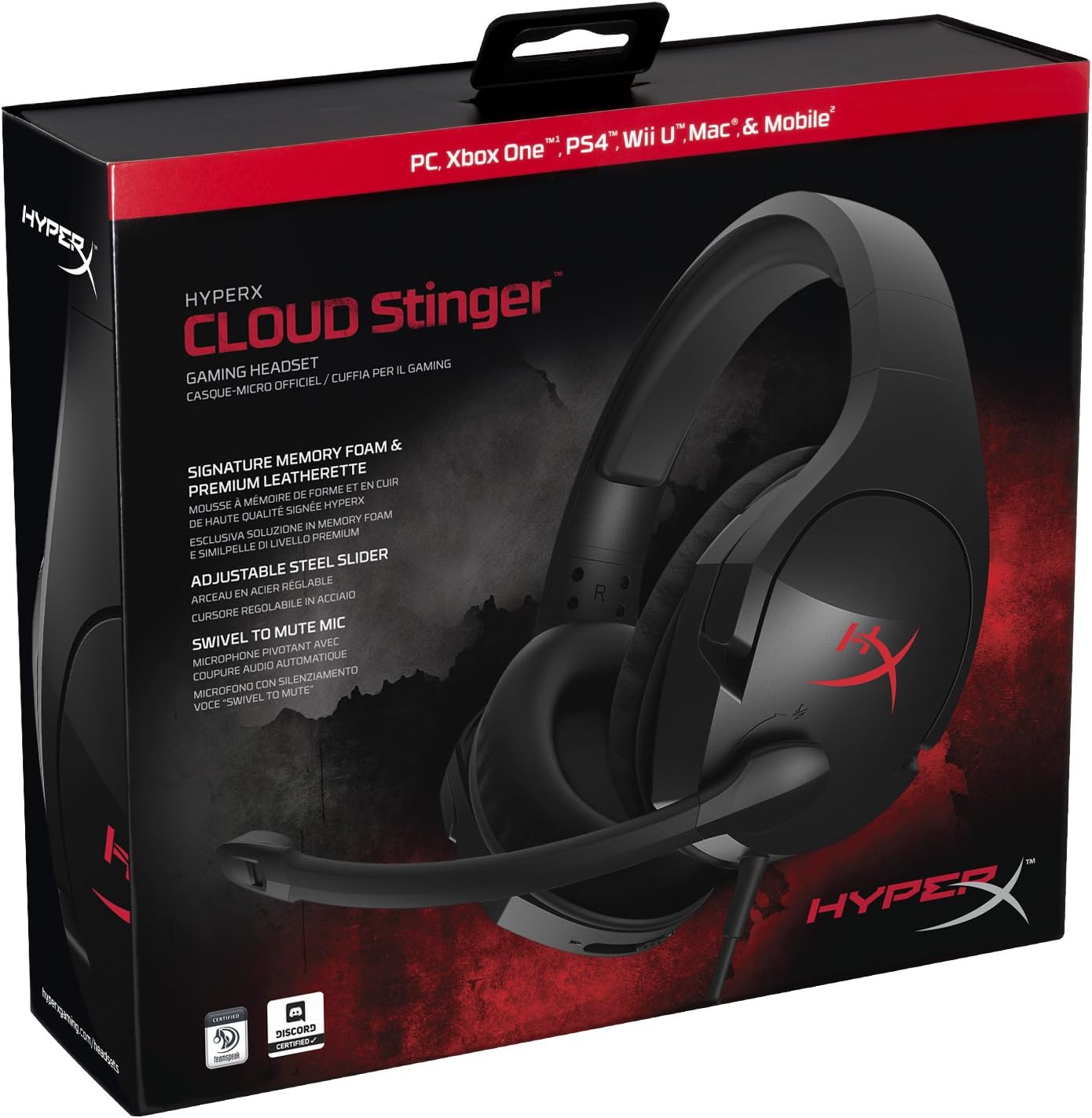 HyperX HX-HSCS-BK/EM Cloud Stinger Gaming Headset
