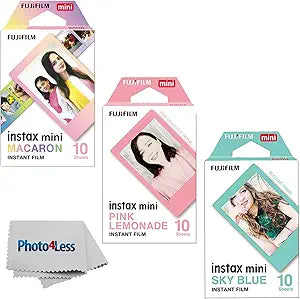 Fujifilm Instax Square Film Black 2-Pack + Frames