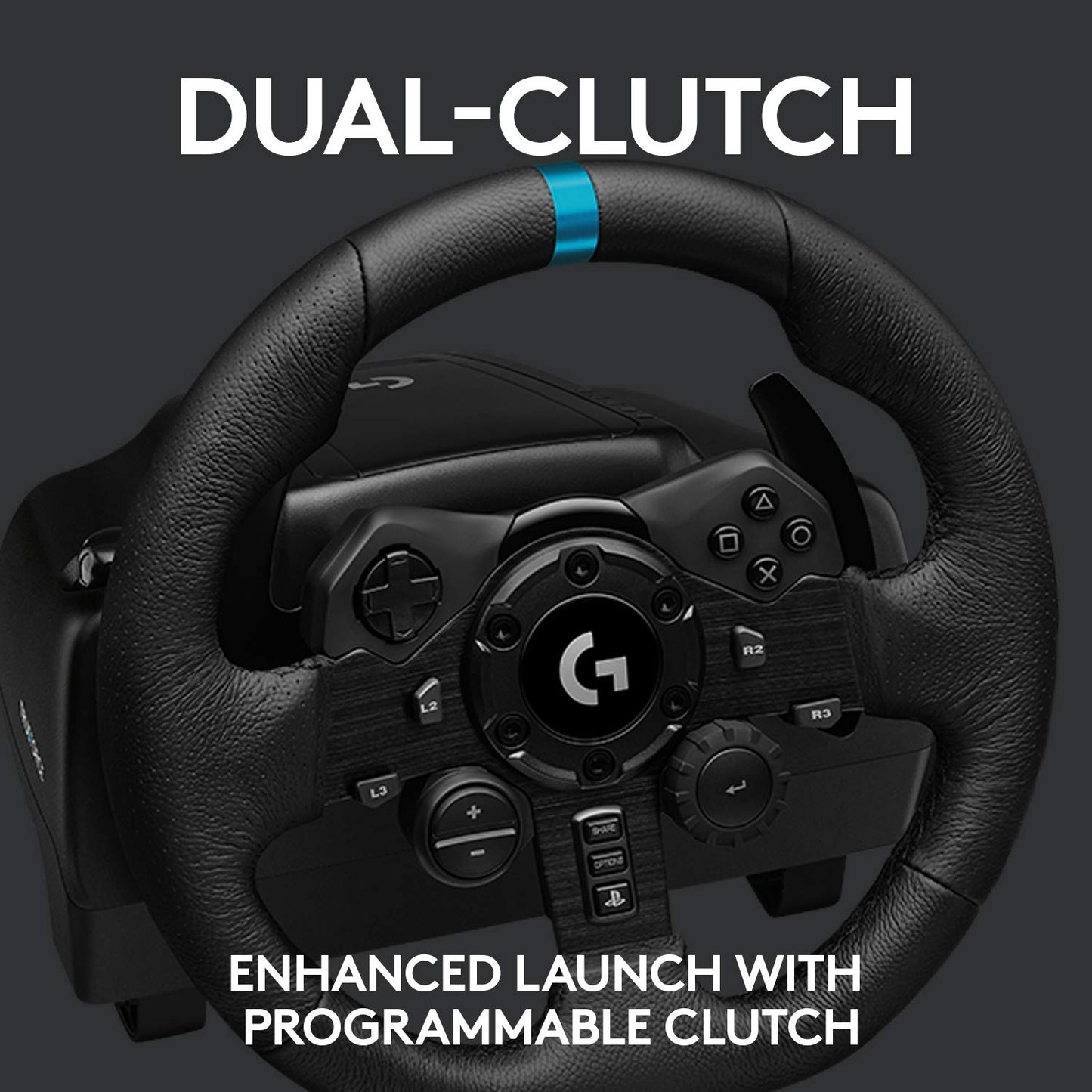 Logitech G923 TRUEFORCE Racing Wheel (Renewed)