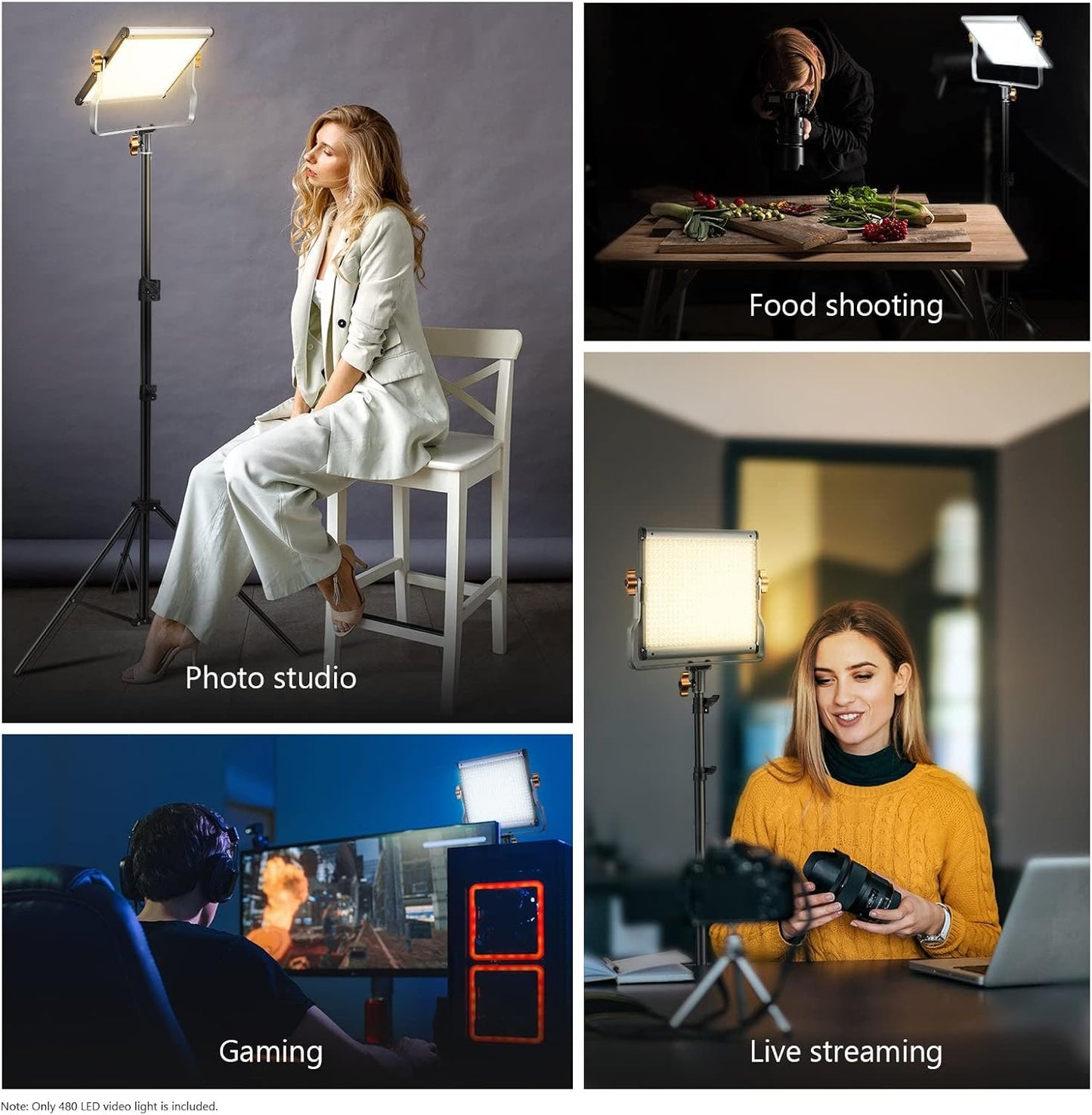 Neewer 10086107 Dimmable Bi-Color LED Video Light