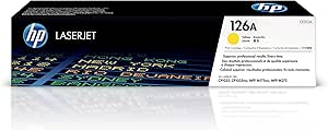 HP 126A (CE312A) Yellow LaserJet Toner Cartridge