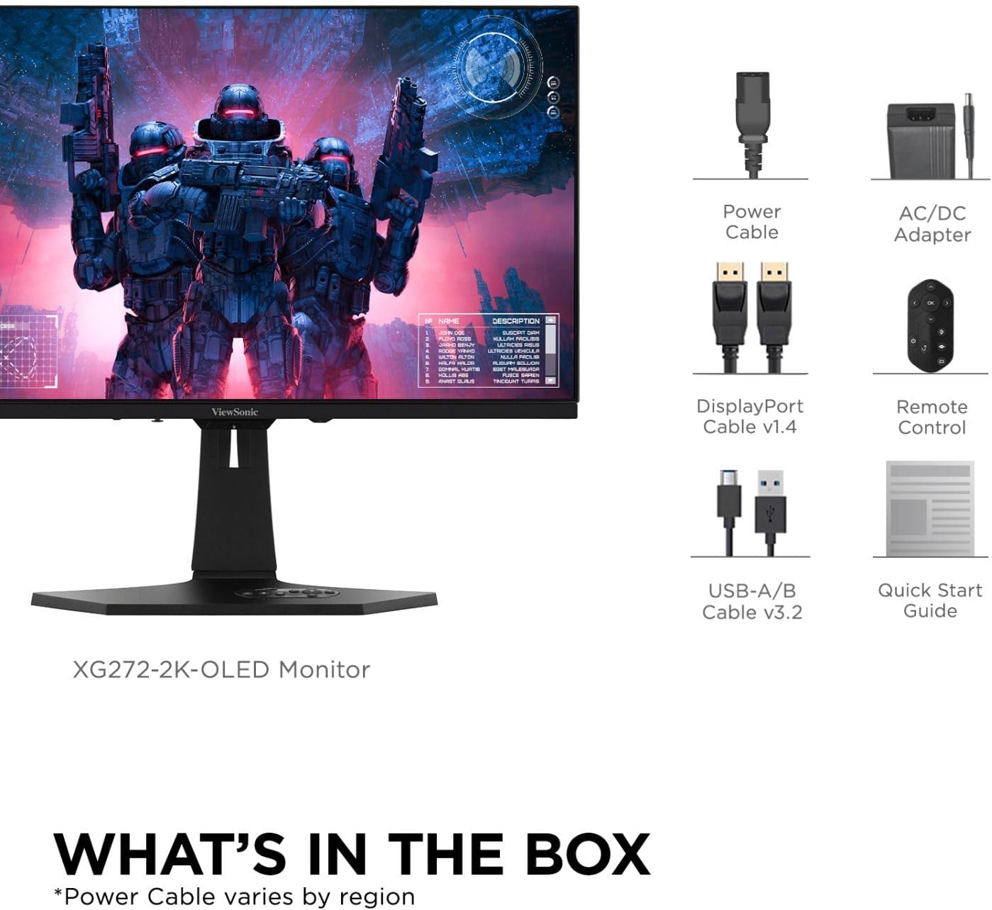 ViewSonic XG272-2K-OLED 27" 240Hz OLED Gaming Monitor