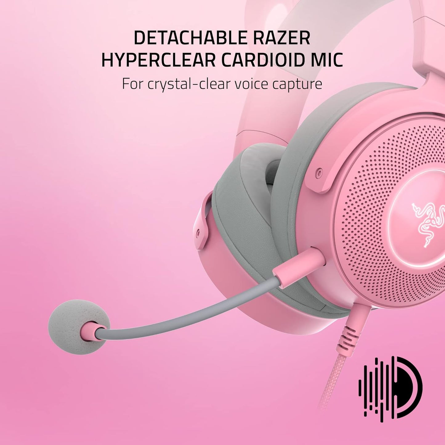 Razer RZ04-04510200-R3U1 Kraken Kitty V2 Pro RGB Wired Headset