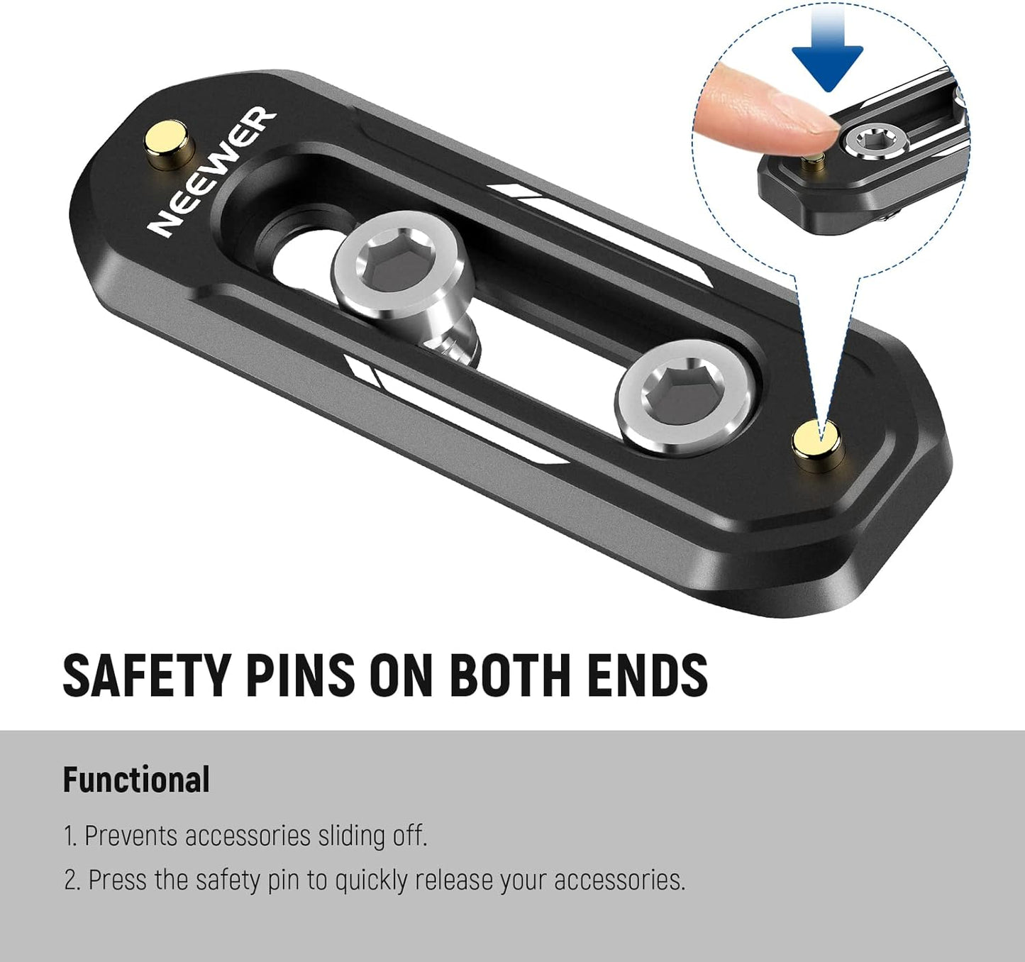 Neewer UA022 60mm Mini NATO Rail Quick Release