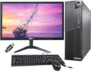 Lenovo M81 i5 Desktop PC 20" Monitor Bundle Renewed